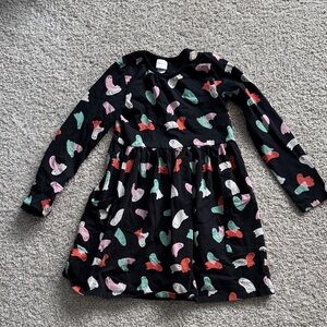 Halloween Ghost Print Kids Dress